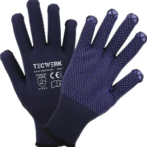 Markenprodukt Handschuhe Isar Gr.10 blau EN 388 PSA II TECWERK VE: 12 Paare