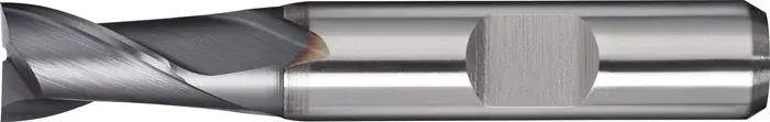 Bohrnutenfräser DIN 327D TypN D.2mm HSS-Co8 TiCN Weldon Z.2 kurz TECWERK Top-Seller