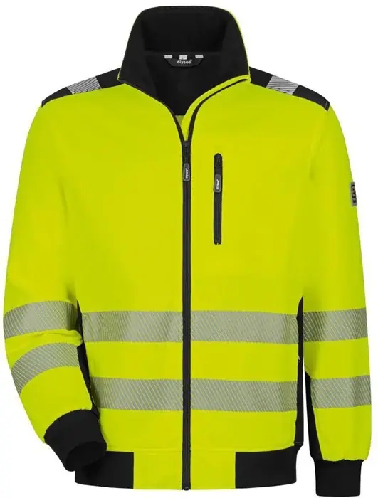 Warnschutz-Sweatjacke DEMINO Gr.XL gelb/schwarz ELYSEE Markenprodukt