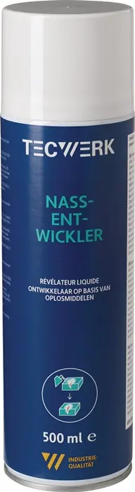 Nassentwickler weiß 500ml Spraydose TECWERK VE: 6 Stück Echt
