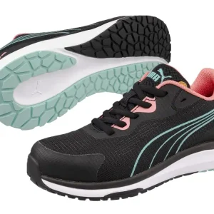 Puma SAFETY Arbeitsschuhe CELERITY KNIT BLUE/CORAL LOW S1PS ESD HRO SR Saisonangebot