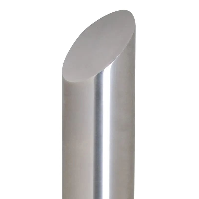 Knallerangebot CITY-Poller BERLIN 45 108 mm mit 45° schrägen Pollerkopf - hochglanzpoliert