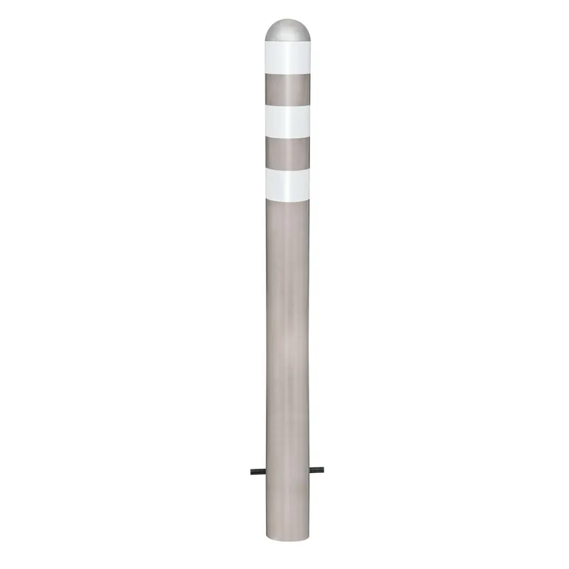 Neue Kollektion CITY Schutzpoller Edelstahl 108 mm - mit sandgestrahlter Alukappe