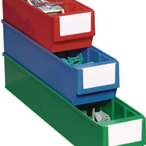 Regalkasten L500xB183xH81mm rot PP TECWERK VE: 15 Stück Preisknaller