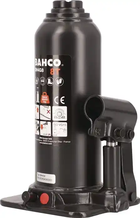 Günstig Flaschenwagenheber Trgf.8 t Hub 460mm Bau-H.230mm BAHCO