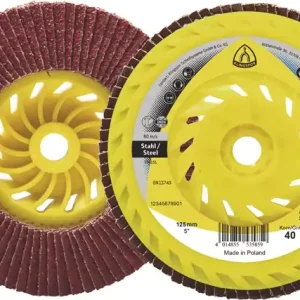 Versand Am Gleichen Tag Fächerscheibe SMT 975 D.125mm K.80mm gewölbt 6Grad STA keramischer Korund VE: 10 Stück