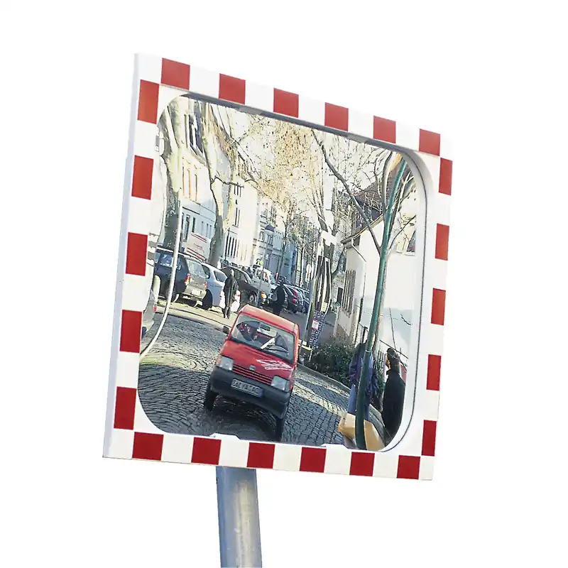 Jetzt Kaufen DIAMOND Verkehrsspiegel aus Sekurit-Sicherheitsglas - mit Befestigungsschellen