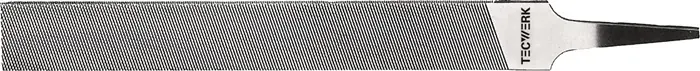 Werkstattfeile DIN 7261 L.200mm Q.20x5mm Hieb 2 Flachstumpf TECWERK Preisknaller