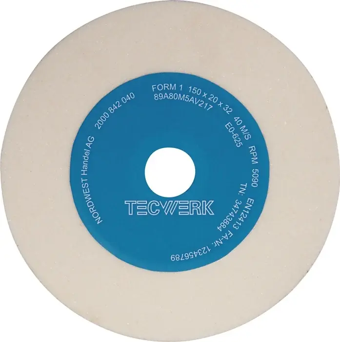 Schleifbockscheibe Ø150xB20x32mm 80 Form A AlOxid TECWERK Solange Der Vorrat Reicht