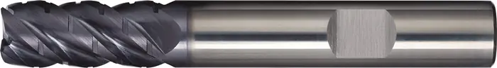 Schaftfräser DIN 6527L Typ NF-UNI D.4mm VHM TiAlN 45Grad HB Z.4 lang TECWERK Wochenendangebot