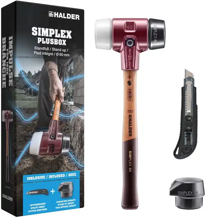 Sonderangebot Schonhammer SIMPLEX-Plusbox Starterkit L.165mm Kopf-D.60mm mittelh.lackiertes HO
