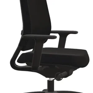 Bürodrehstuhl m.Synchr.-Techn.schwarz m.Lehnen Trgf.150kg DAUPHIN Preis Gesenkt