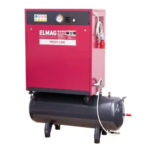 ELMAG Kompressor PROFI-LINE "SILENT" - PL-S 500/10/24+100 - Kompaktgerät Markenprodukt