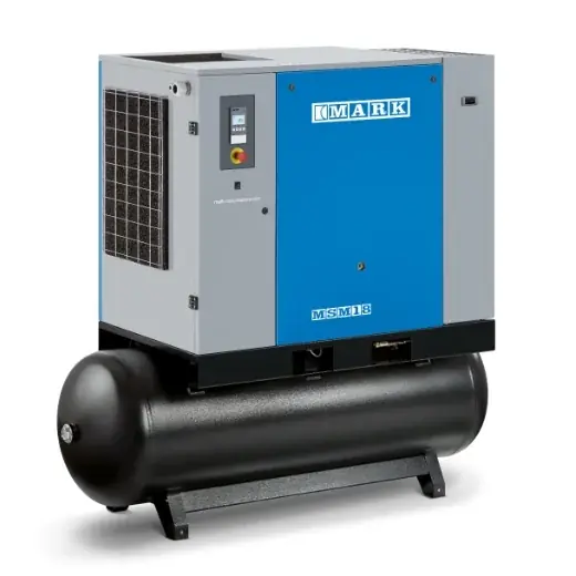 ELMAG MARK Schraubenkompressor MSM 18D-500 - 18,5 kW/10 bar, Kältetrockner, 500 l AD2000 Neu Im Sortiment