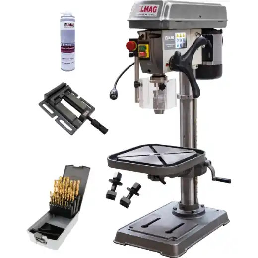 Top-Seller ELMAG KBM 25 TN SET-Aktion inkl. Keilriemen-Tischbohrmaschine Modell KBM 25 TN