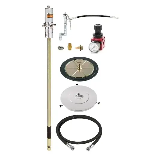 Sale ELMAG DL-Fettpumpe PGP 700/220 - Komplett-Set - inkl. Druckregler, 4 mt. Gummischlauch