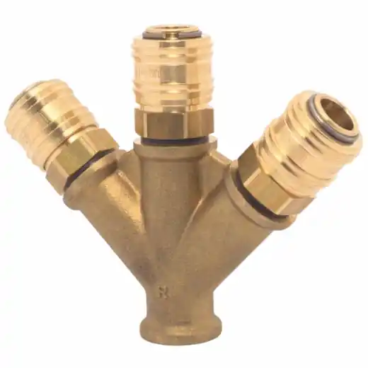 ELMAG 3-fach-Verteiler - IG 3/8", Messing Direktkauf