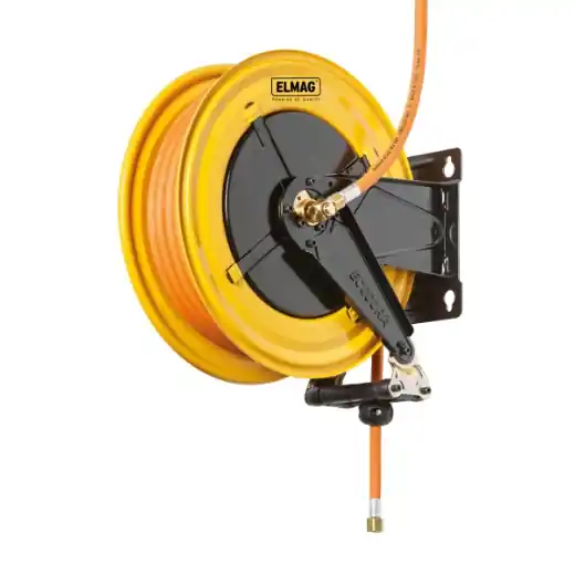 ELMAG Autom. Schlauchaufroller INDUSTRIE "430/81" - für Gase, 15 m, 8x15 mm 3/8", 20 bar Kracherpreis