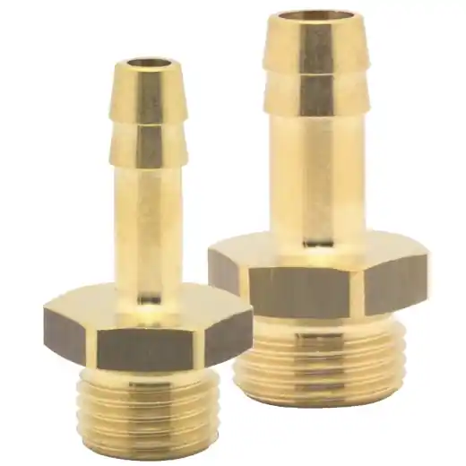Super-Preis ELMAG Schlauchtülle mit Außengewinde - AG 1/2", 9 mm, Messing 1 Stk. Packung - SB