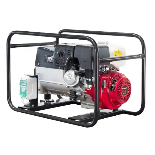 Aktuell ELMAG Stromerzeuger SEB 7000WE-AVR - mit HONDA-Motor GX390 mit Elektrostart und AVR-Regelung