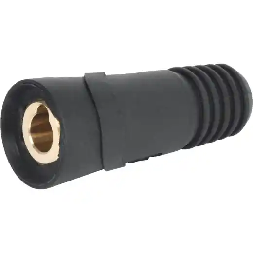 ELMAG SK-Buchse 10/16/25 mm2, schwarz - für Zapfen-Ø 9 mm, 200 A / 60% ED Versand Am Gleichen Tag