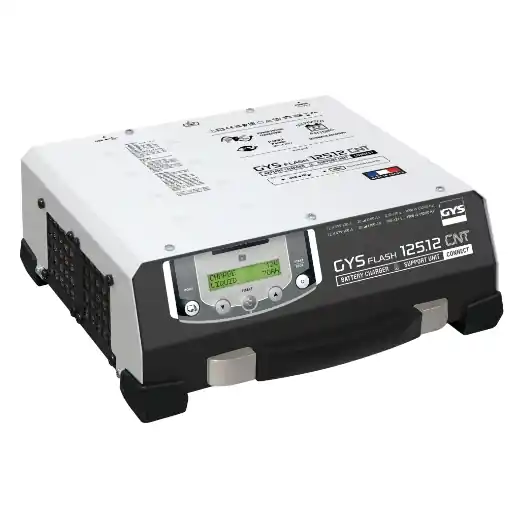 Heißes Angebot ELMAG Automatisches Ladegerät 12 V., GYSFLASH 125.12 CNT FV (028883) - (Kabel 2x5 Meter)
