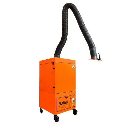 Ausverkauf ELMAG Filter Master XL, Absaug., fahrb., IFA/BGIA-gepr. - Arm Ø 150mm/3m, Schlauchausf., 3.000 m3/h