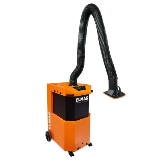 Geprüft ELMAG Absauganlage, fahrbar, MaxiFil Clean / 3m Schlauchausf.