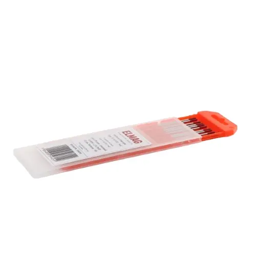 ELMAG Wolfram-Elektrode Type "E-WT 20", "rot" - 2,0 x 175 mm - Universal, 10 Stk. Packung - SB Versand Am Gleichen Tag