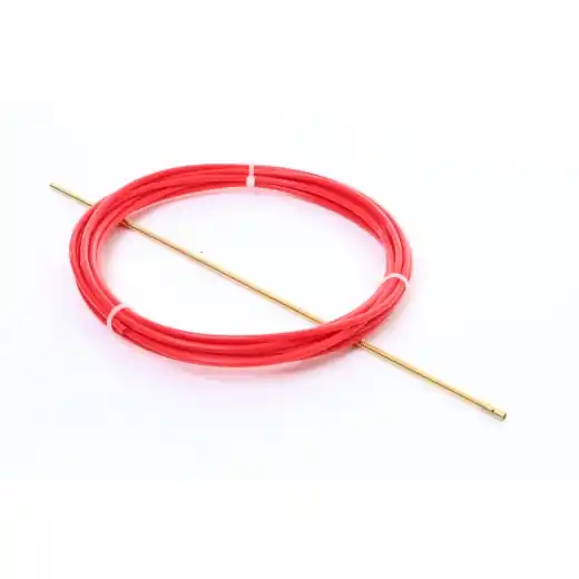 Neu Im Sortiment ELMAG PTFE-Seele 5 m "rot" - für Alu-, Edelstahl u. CuSi DrahtØ 1,0-1,2 mm 1 Stk. Pkg. - SB