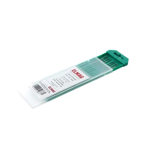 ELMAG Wolfram-Elektrode Type "E-WP", "grün" - 1,0 x 175 mm, 10 Stk. Packung - SB Highlight