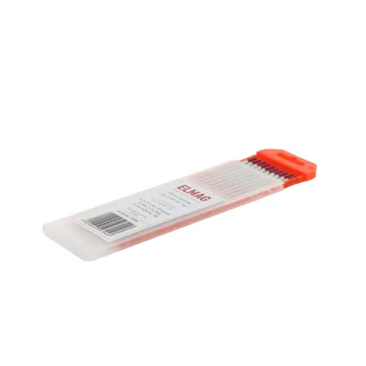Aktuell ELMAG Wolfram-Elektrode Type "E-WT 20", "rot" - 4,0 x 175 mm - Universal, 10 Stk. Packung - SB