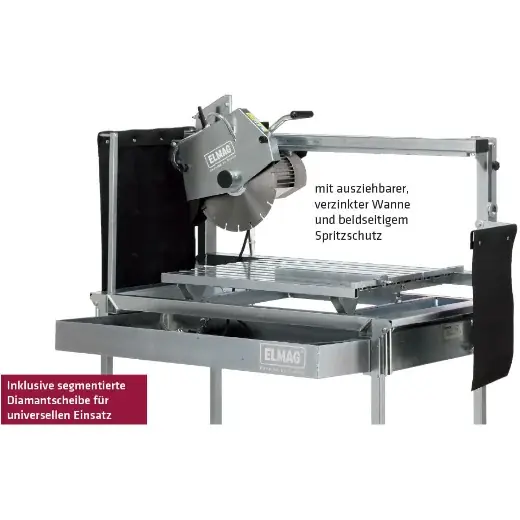 Online Kaufen ELMAG Steintrennmaschine (inkl. Dia) - STM 810/350, 400 Volt