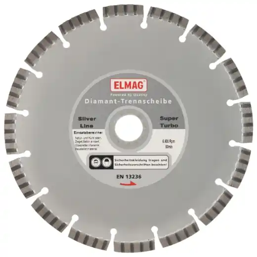 Günstig ELMAG Diamantscheibe 400 mm - PREMIUM LINE - ASPHALT (Bohrung: 25,4 mm)