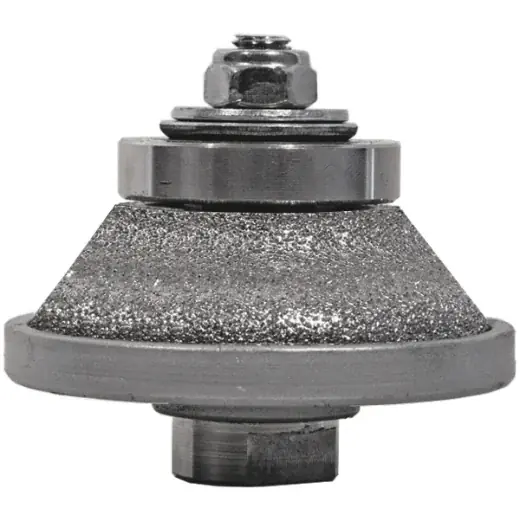 Sichere Zahlung ELMAG Diamant-Profilfräser Profiler PXE - h=15, M14 - "vacuum- brazed", Fase (grit 2)