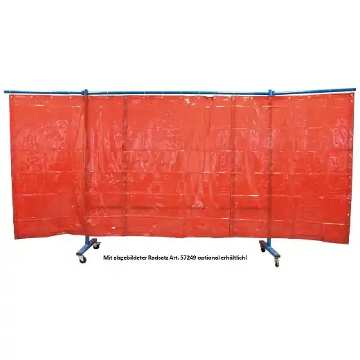 ELMAG Schweißerschutzwand mit Folienvorhang - DIN EN 1598 Mega-Angebot