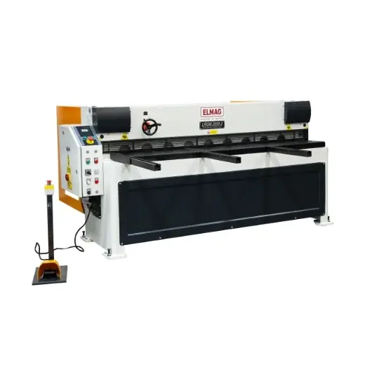 Garantierte Lieferung ELMAG Mechanische Tafelblechschere - Mod. LRGM 3050-4mm -NC Steuerung -Hinteranschlag 750mm