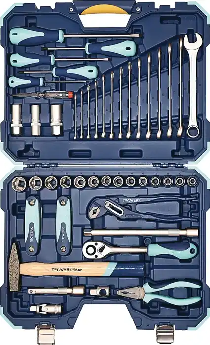 Mega-Angebot Werkzeugkoffer 47-tlg.im Ku.-Koffer 4-24mm TECWERK