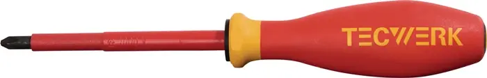 Schraubendreher Gr.PH 2 Klingen-L.100mm VDE isol.TECWERK Neue Kollektion