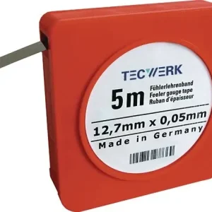 Markenprodukt Fühlerlehrenband S.0,50mm L.5m B.12,7mm TECWERK
