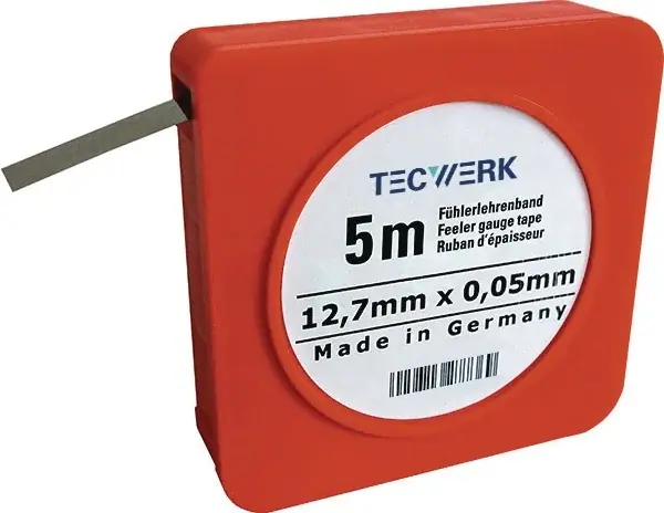 Markenprodukt Fühlerlehrenband S.0,50mm L.5m B.12,7mm TECWERK