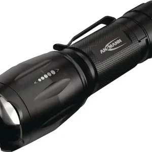Versand Am Gleichen Tag LED-Taschenlampe hoch:90 lm,niedrig:24 lm 3xAAA Micro ca.22-50m schwarz ANSMANN