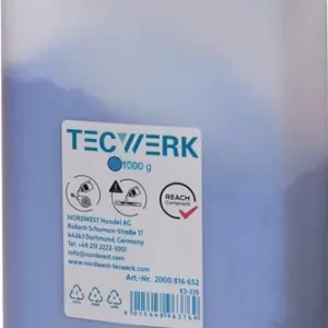Meistverkauft Schlagschnurkreide 1000g blau Ku.-Flasche TECWERK
