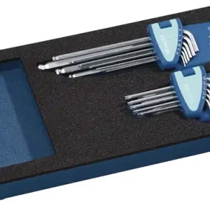 Werkzeugmodul 18-tlg.1/3-Modul SW 1,5-10mm,T9-T45 TECWERK Markenware