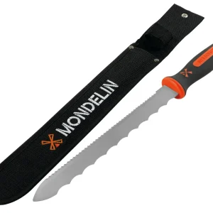 Neue Ware MONDELIN Dämmstoffmesser – 360 mm – Bi-Materialgriff – Edelstahlklinge mit Doppelzähnen