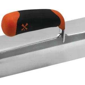 MONDELIN Betonglättekelle – 40 x 12 cm – Edelstahlklinge & Zweikomponenten-Griff Beliebt