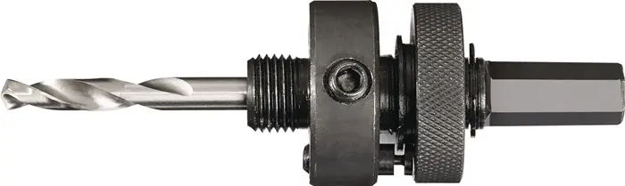 Echt Aufnahmeschaft 6-KT 11,0mm m.Zentrierbohrer Lochsägen 32-152mm TECWERK