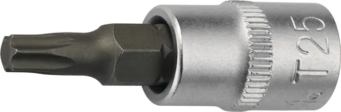 Steckschlüsseleinsatz 1/4 Zoll TX T25 L.32mm TECWERK Kracherpreis