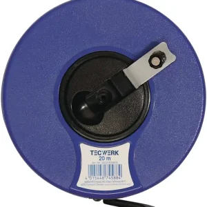 Kapselbandmaß L.20m Bandbr.13mm 2 mm/cm EG II ABS Nylon-Fiber TECWERK Preis Gesenkt