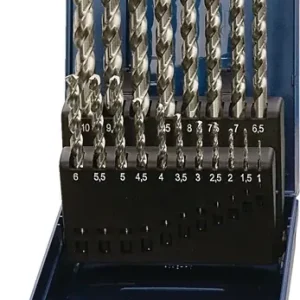Spiralbohrersatz DIN 338 Typ VA D.1-10,5x0,5mm HSS-Co 24tlg.Ku.-Kass.TECWERK Solange Der Vorrat Reicht